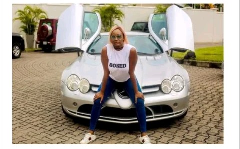 E-news: Billionaire’s Daughter – DJ Cuppy Caught Posting With Borrowed Benz (See Owners Reaction)